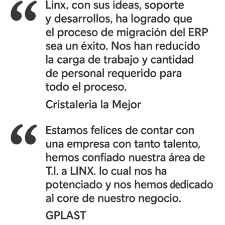 Ilustración de un caso de éxito o una cita inspiradora de un cliente.